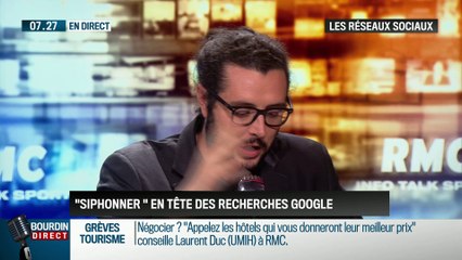 Vu sur les réseaux sociaux: le mot "siphonner" en tête des recherches Google