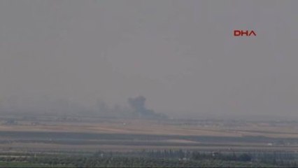 Kilis Sınırda Muhaliflerle Çatışan Işid Hedefleri Obüslerle Vuruluyor