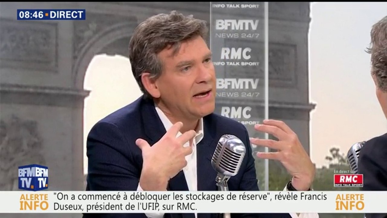 Arnaud Montebourg face à Jean-Jacques Bourdin