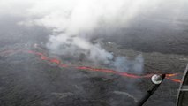 Un drone filme la nouvelle éruption du volcan Kilauea à Hawaï