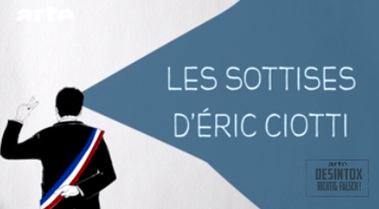 Les sottises d'Eric Ciotti - DESINTOX - 26/05/2016