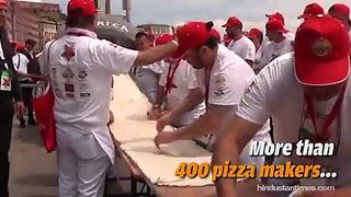 The longest pizza in the world
