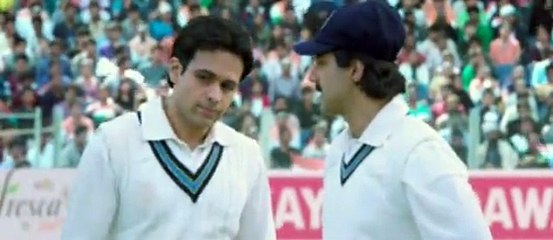 A Scene From Movie Azhar In Which Indian Tries To harm the good reputation Of Miandad