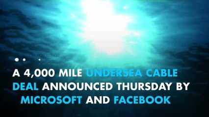 Microsoft, Facebook to lay massive undersea internet cable