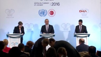 Antalya Çavuşoğlu'ndan 'Ypg Arması' Açıklaması Müttefikimizin Terör Örgütünün Armasını Kullanması...