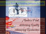 Business Card Printing Services In Delhi- Mentors House