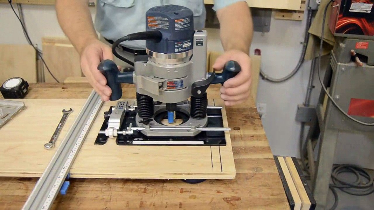 Réalisation de rainures avec l'embase CRB7 MK III - HMDIFFUSION