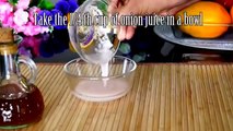 How to Apply Onion Juice for Hair Growth