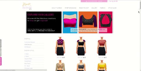 How to design' series I Customizing a blouse design on houseofblouse.com