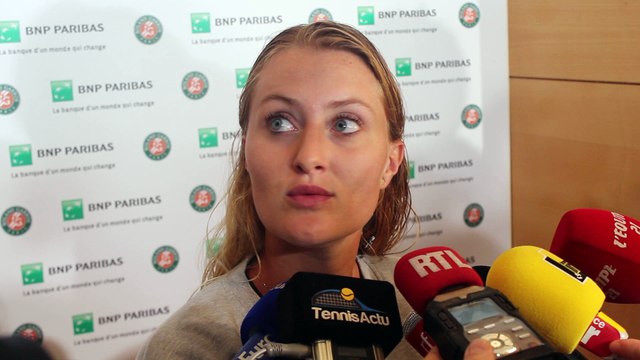 Roland-Garros 2016 - Kristina Mladenovic : Il n'y a pas d'égalité dans le tennis entre les filles et les garçons