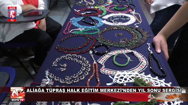 Aliağa Tüpraş Halk Eğitim Merkezi’nden Yıl Sonu Sergisi