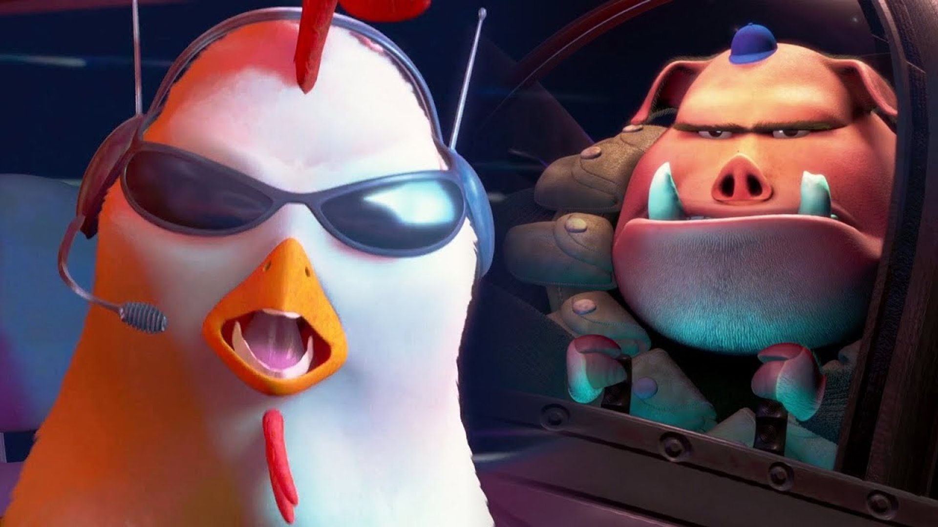 Chicken Little Ace in Action All Cutscenes | Game Movie (Wii, PS2)