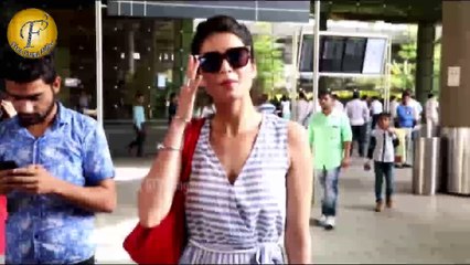 AT AIRPORT SPOTTED KARISHMA TANNA & SUSHANT SINGH