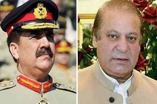 Army Chief Raheel Sharif Statement For Nawaz Sharif