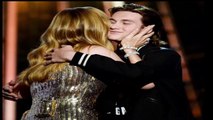 Celine Dion breaks down in tears as her son surprises her on stage