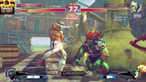 Battaglia Ultra Street Fighter IV: Sagat vs Blanka