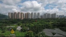 Hong Kong agriculture: Developers try to evict community