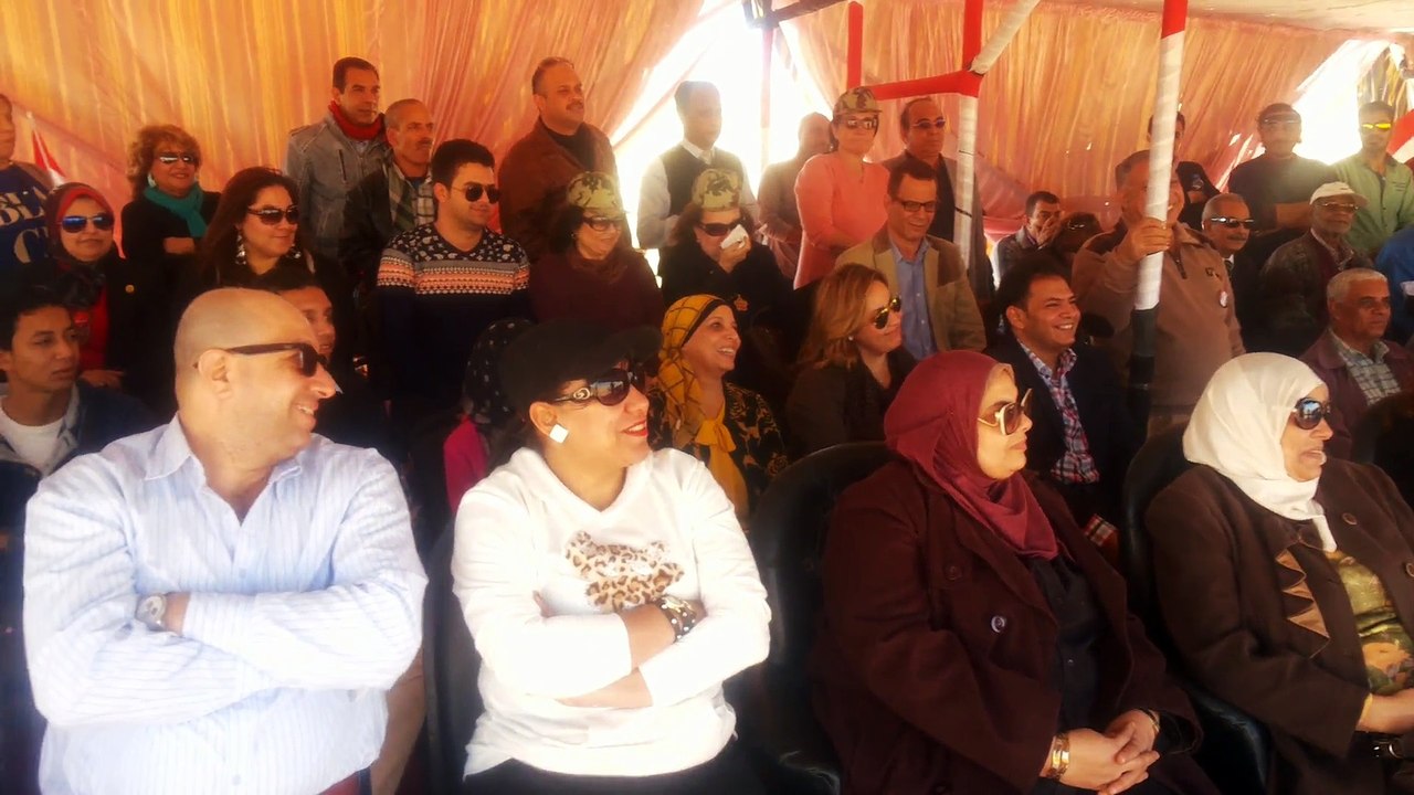زيارة د اسامة الغزالى حرب ووفد من المصريين الاحرار قناة السويس الجديدة ديسمبر2014
