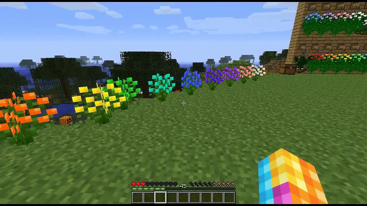 Minecraft : Plant Mega Pack Mod | Loads More Plants! | Mod Showcase
