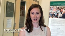 Countdown to Commencement: 30 Seconds with Sarah Gardner '15