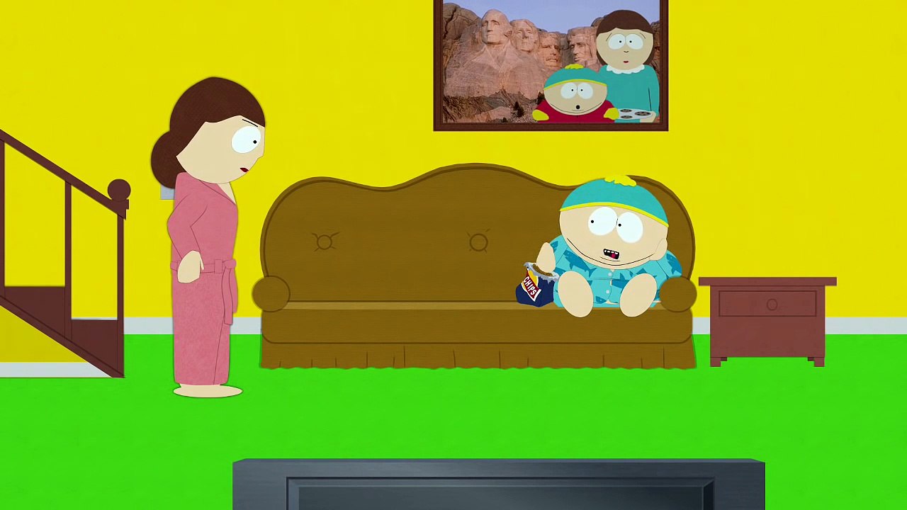 Cartman et sa mère : une certaine vision de l'Amérique