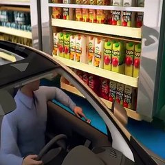 Futuristic Grocery shops