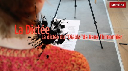 La dictée du "Diable" de René Thimonnier dans la dictée du Point