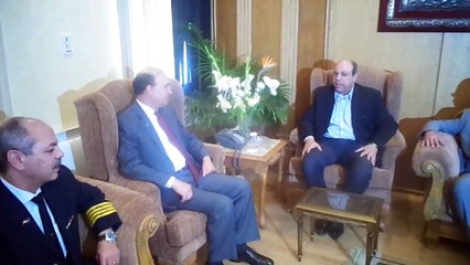 زيارة وفد من مصر للطيران قناة السويس الجديدة ديسمبر2014