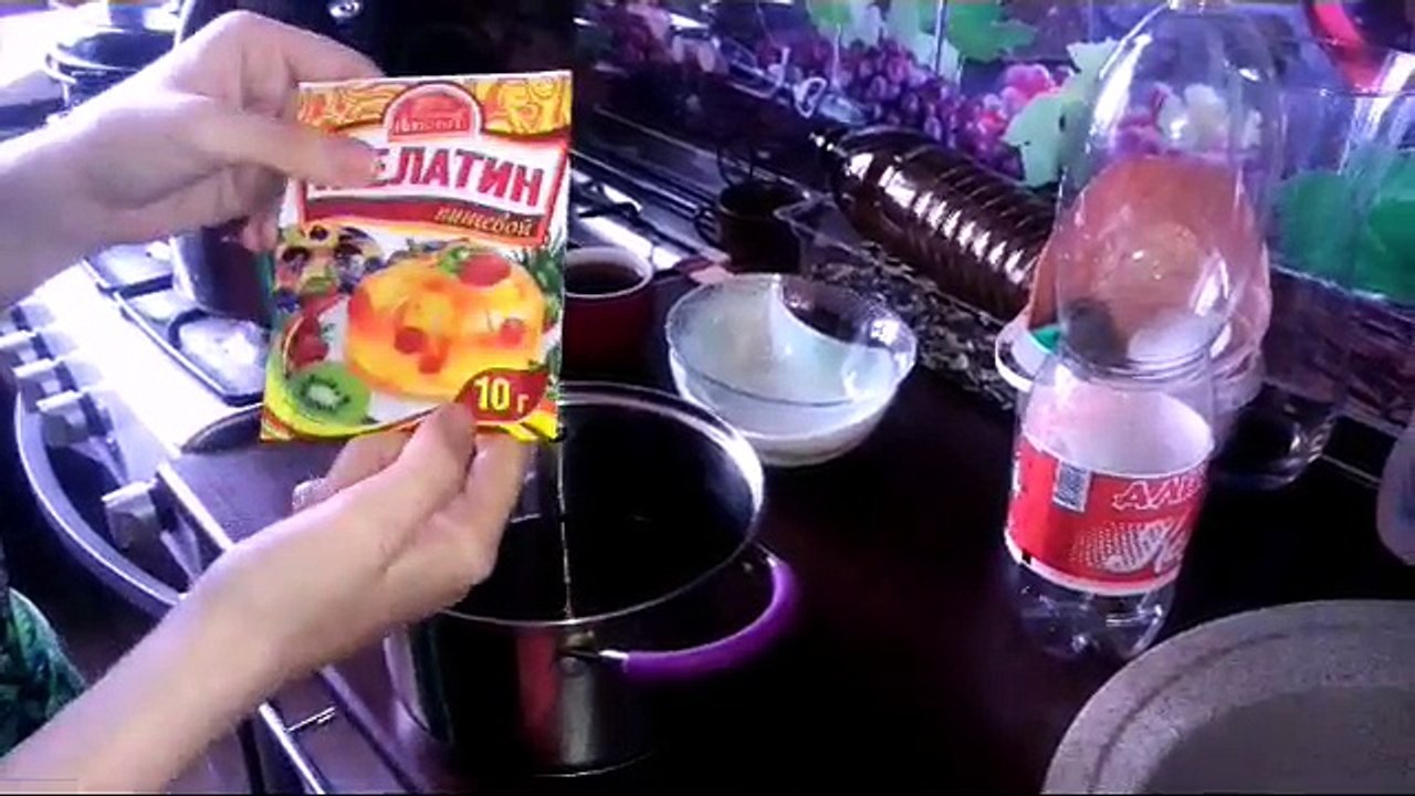 Желе из кока-колы