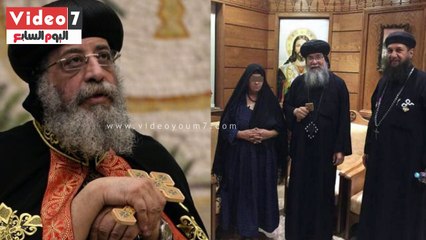 بالفيديو.. البابا تواضروس لسيدة المنيا ما جرى مشين والمسيح تعرى قبلك