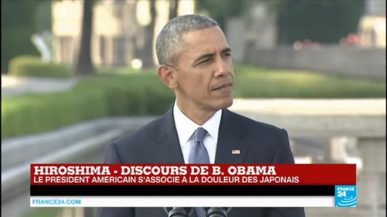 Discours historique d'Obama à Hiroshima : "il faut favoriser un monde sans arme nucléaire"