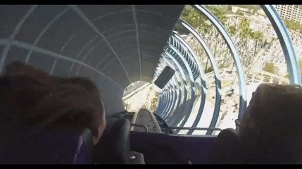 Girl Loses Cell Phone On Roller Coaster