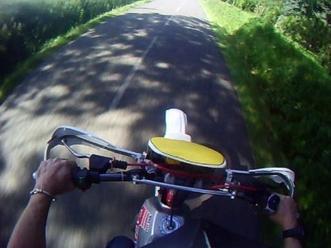 Cagiva 200 wrx 1983 Enduro , petit tour d essai