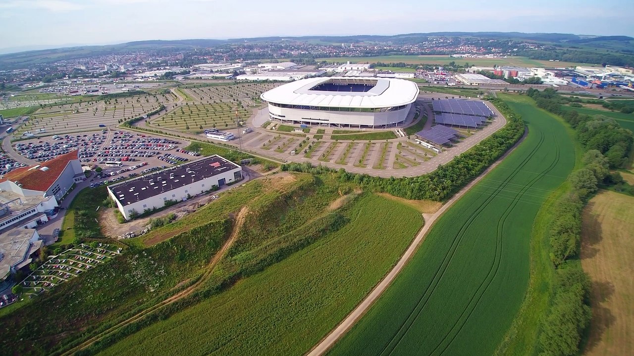 Yuneec Q500 4K Drohne - Badewelt / Wirsol Rhein-Neckar Arena / Technikmuseum / Sinsheim / Germany