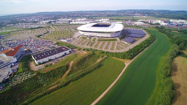 Yuneec Q500 4K Drohne - Badewelt / Wirsol Rhein-Neckar Arena / Technikmuseum / Sinsheim / Germany