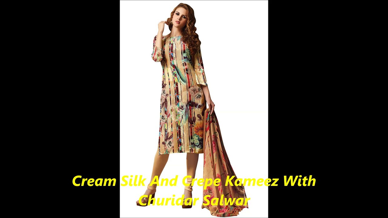 Crepe Salwar Kameez by nikvik.com