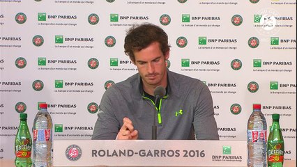 Roland Garros 2016 - Press conference- Murray_R3