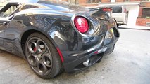 Alfa Romeo 4C Start up Revs and Loud & NY AutoShows