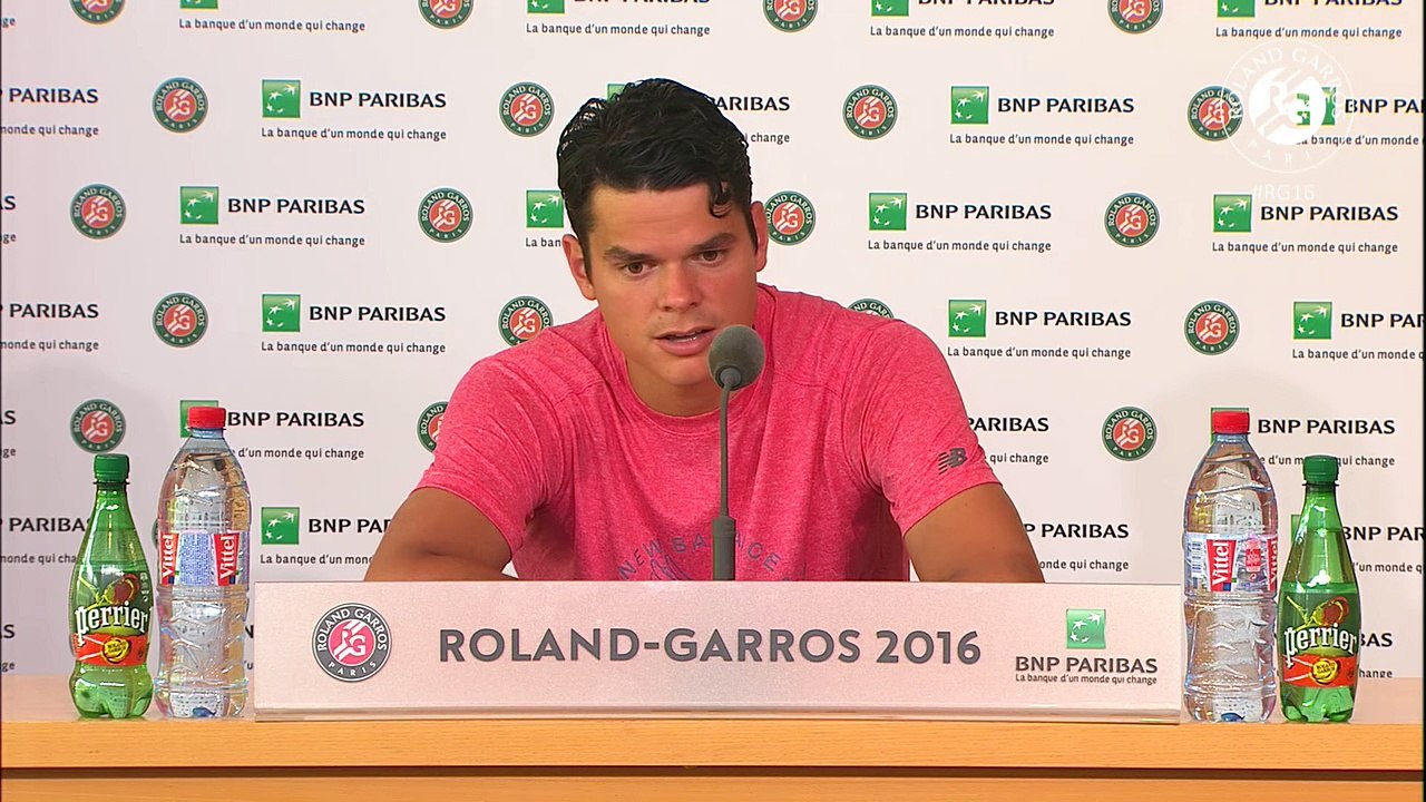 Roland-Garros 2016 - Press conference- Raonic_R3