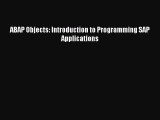 [PDF] ABAP Objects: Introduction to Programming SAP Applications [Download] Full Ebook
