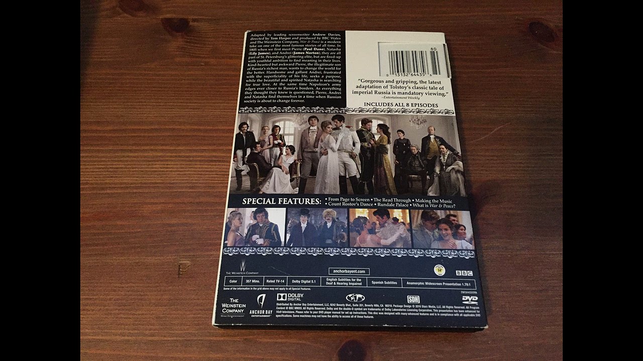 Critique Blu-ray War and Peace