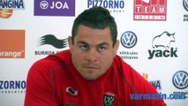 Escande et Guirado avant Montpellier-RCT