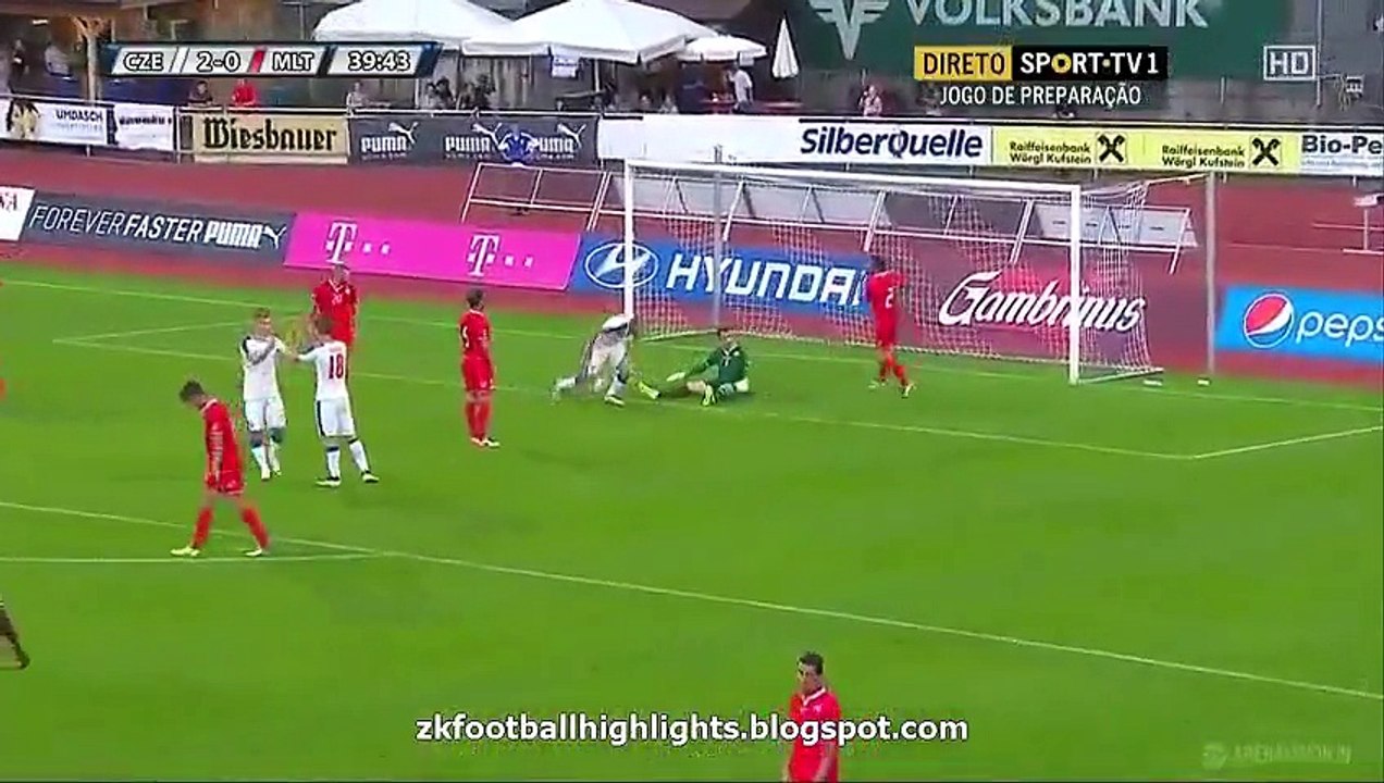 Roman Hubník Goal HD - Czech Republic 3-0 Malta - Friendly 27.05.2016