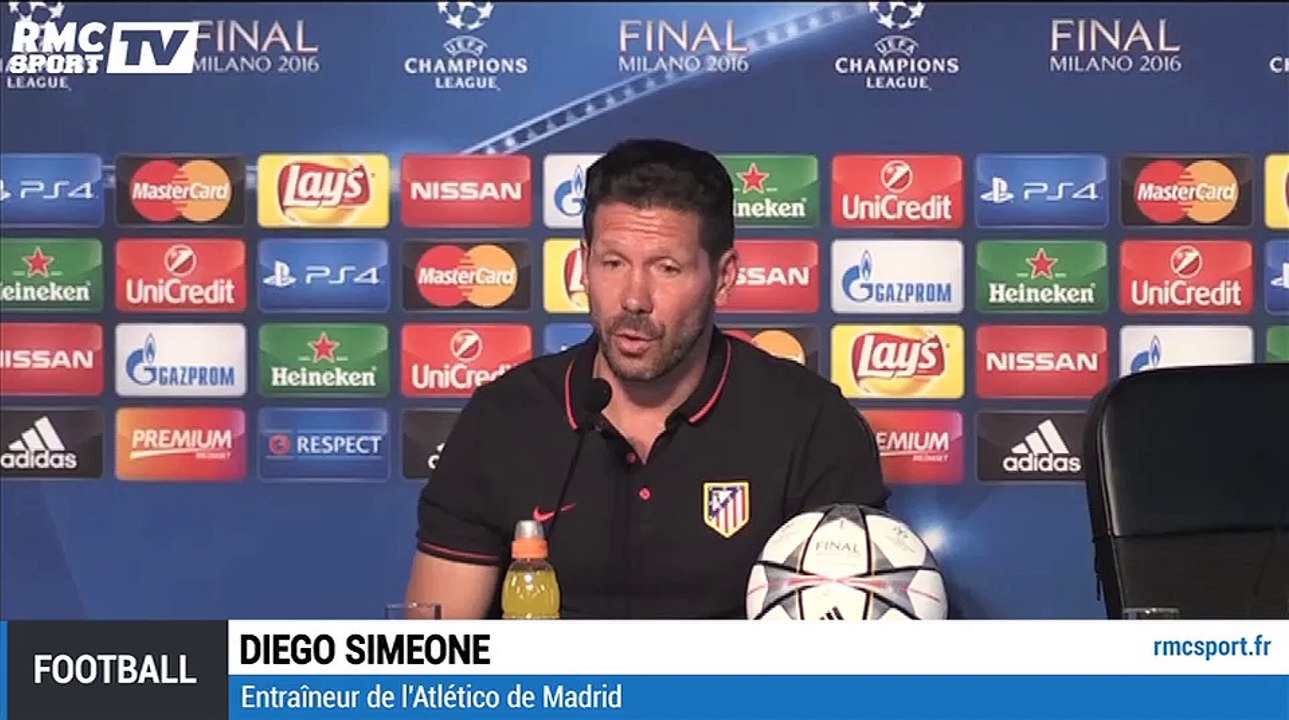 Simeone : "Zidane fait partie des entraîneurs qui comptent"