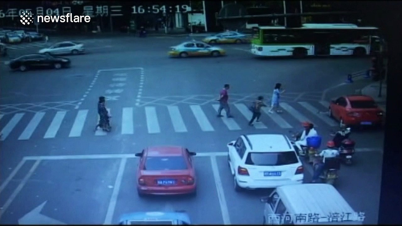 Three-year-old boy survives being run over by car