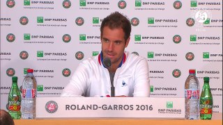 Roland Garros 2016: Press conference Gasquet _ R3