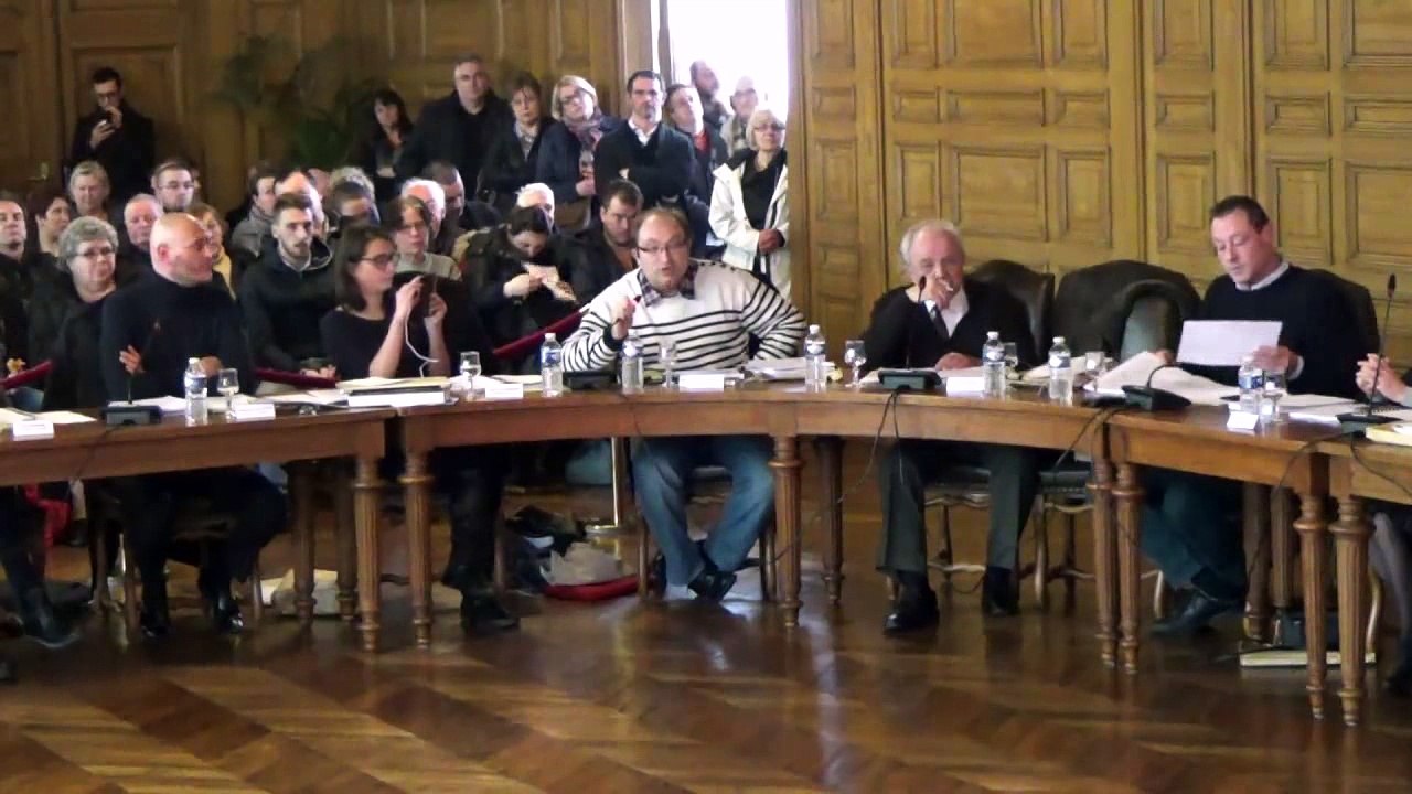 Intervention David Noel insultes absences commissions 31-03-16