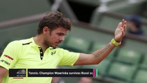 French Open 2016 1st Round Stan Wawrinka Defeated Lukas Rosol