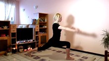 Easy fat - burning yoga at home