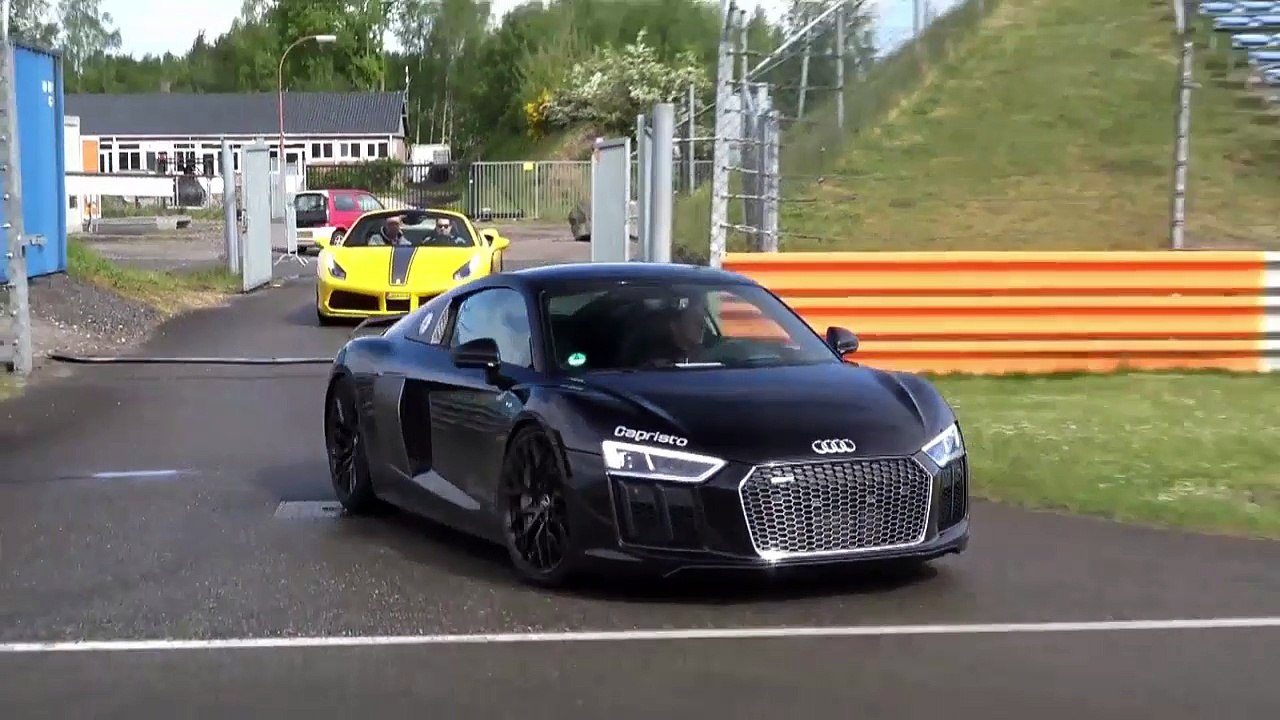 Supercars  4x Aventador SV, Carrera GT, Koeningsegg CCXR, Prior Design 458, 918 Spyder